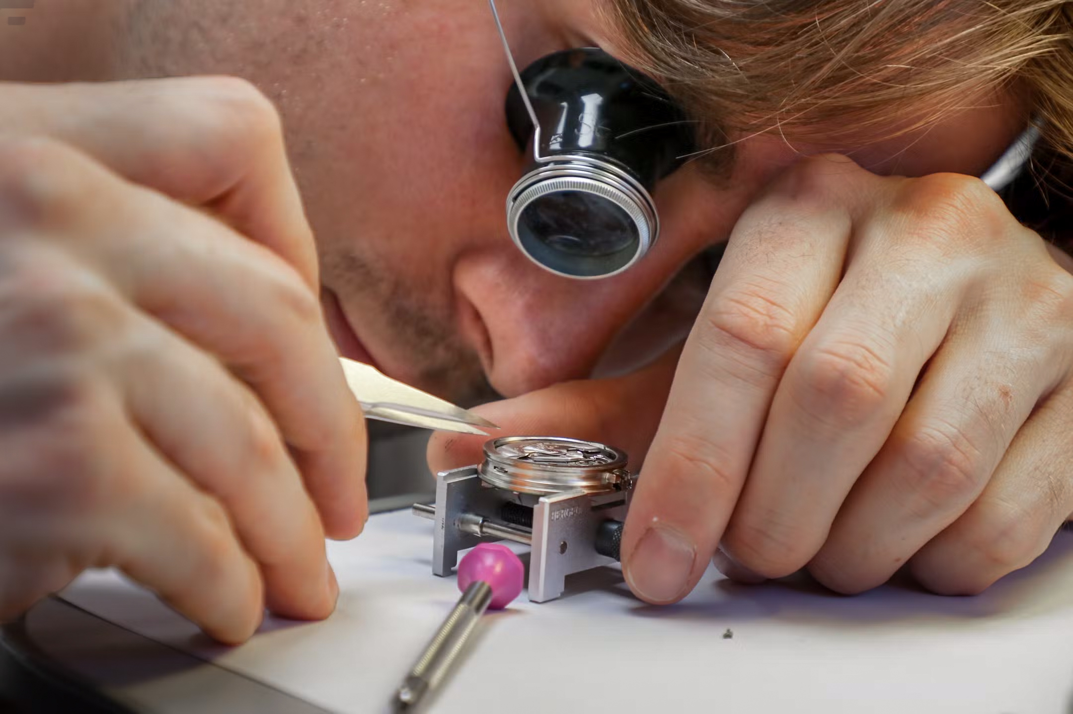 At the watchmaker's bench